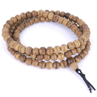 6.  5mm Vietnam Agarwood Bracelet Necklace Mala Buddhism 108 Prayer/meditation