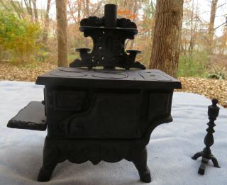 Old Mountain Cast Iron Mini Wood Cook Stove Byers Choice Childrens Toy