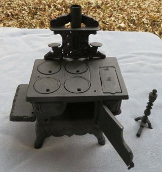 Old Mountain Cast Iron Mini Wood Cook Stove Byers Choice Childrens Toy 2