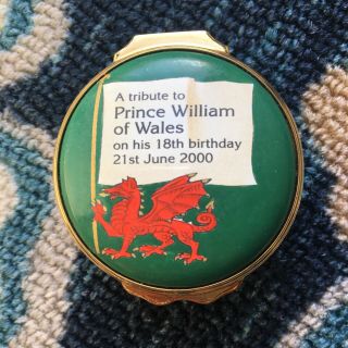 Halcyon Days Limited Edition 301/500 Prince Williams Of Wales 18th Birthday
