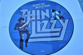 Thin Lizzy The Boys Are Back In Town 1991 Uk Vinyl Picture Disc Lizp115 Pristine
