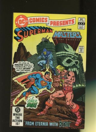 Dc Comics Presents 47 Fn/vf 7.  0 1 Book Superman,  He - Man Masters Of The Universe