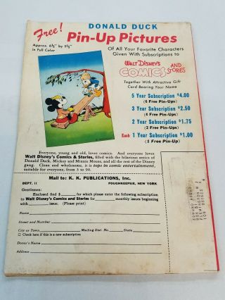 Walt Disney’s Comics and Stories November 1947 Vol.  8 No.  2 3