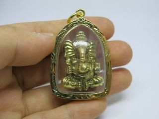 Pendant Ganesh Hindu Ganesha God Amulet Ganapati Vinayaka Success Bronze