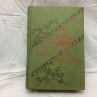 Vintage 1888 Book Bible Readings Home Circle