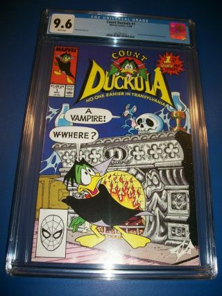 Count Duckula 1 Cgc 9.  6 Nm,  Gorgeous Animated Tv Series Premiere Key Marvel