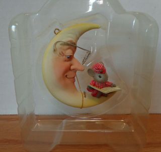 Enesco By The Light Of The Moon Treasury Of Christmas Ornament Mouse On Moon
