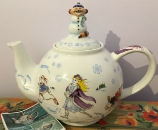 Alice In Wonderland Teapot Paul Cardew Tea Pot Cheshire Cat Ceramic