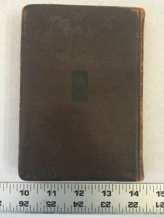 Novum Testamentum Graece 1927 Leather Book D Eberhard Nestle Greek German 2
