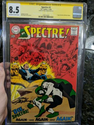 The Spectre 2 (jan 1968) Cgc 8.  5 Ss - Signed By Neal Adams