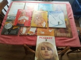 1969 Playboy Magazines All 12 Months