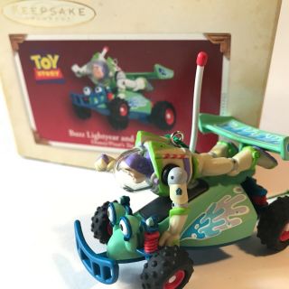 2005 Buzz Lightyear Rc Racer Toy Story Keepsake Ornament Disney Hallmark W Box