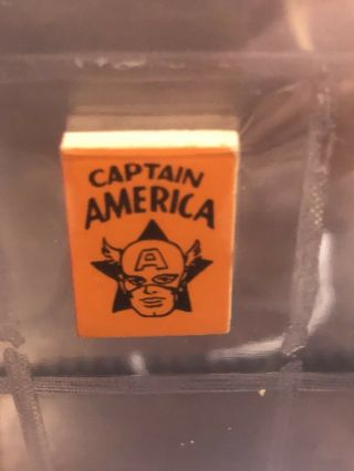 1966 Marvel Mini Books Captain America Orange Pgx 9.  6 Graded Wow