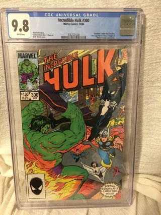 Incredible Hulk 300 Cgc 9.  8 Many Guest Appearances