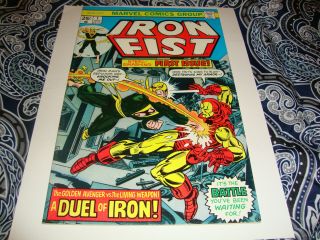 Iron Fist 1 (nov 1975) Bronze Age Marvel Comic Key 1st Issue Fn,