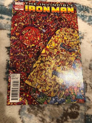 The Invincible Iron Man 527 Collage Cover Variant