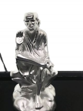 Shirdi Saibaba Pure Silver (999) Idol / Statue / Murti (figurine 02)