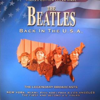 The Beatles - Back In The U.  S.  A Ltd Edition Clear Vinyl Lp Cplvn221