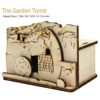 The Garden Tomb Diy Wood - 3d Puzzle Made In The Holy Land