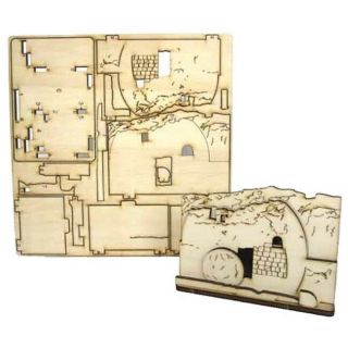 THE GARDEN TOMB DIY Wood - 3D Puzzle Made in The Holy Land 2