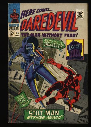 Daredevil 26 Vf/nm 9.  0 Marvel Comics