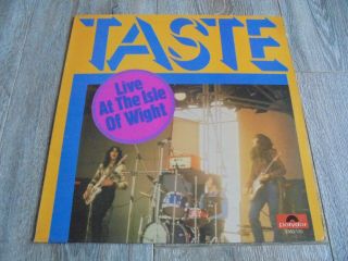 Taste - Live At The Isle Of Wight 1971 Uk Lp Polydor 1st Rory Gallagher