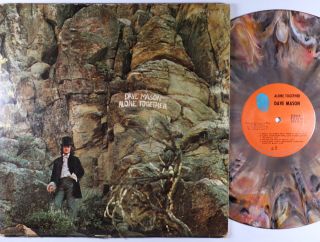 Dave Mason - Alone Together Lp - Blue Thumb Vg,  Marbled Wax