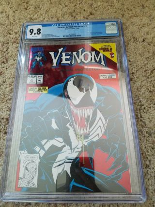 Venom Lethal Protector Issue 1 Cgc 9.  8 Nm/mt Marvel Comic 1993