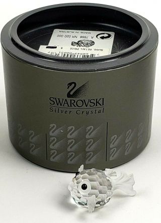 Swarovski Crystal Mini Blowfish 7644 Nr 20 W/ Box