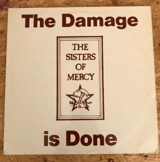 The Sisters Of Mercy The Damage Is Done Lp Vinyl Goth Punk