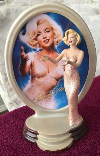 Marilyn Monroe Figurine Plate Happy Birthday Mr President Bradford Exchange