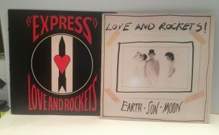 Love And Rockets 2 Lp Set Earth Sun Moon - Express 1986 - 87 Rca Bigtime Vg,
