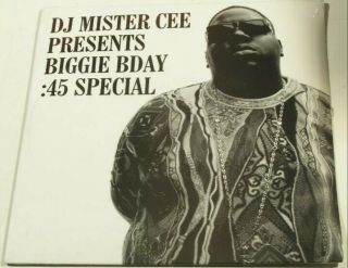 Notorious Big & 2pac 7 " Where Brooklyn At? Biggie Bday Dj Mister Cee Limited