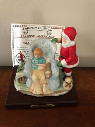 Figurine Americana Night Before Christmas Collector’s Inspired Norman Rockwell 2