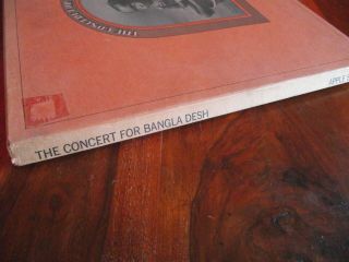 GEORGE HARRISON The Concert For Bangladesh APPLE 1971 BOX SET 3 x LP,  BOOKLET 3
