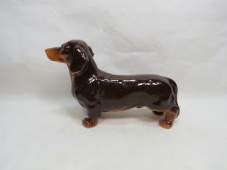 Vintage Lefton Male Dachshund Dog Figure 6 " Great Gift S1 Lf