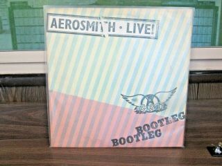 Aerosmith - Live Bootleg - Double Vinyl Album On Columbia Records - With Poster