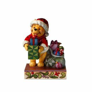 Jim Shore Disney Traditions Presents From Pooh Winnie The Pooh:christmas