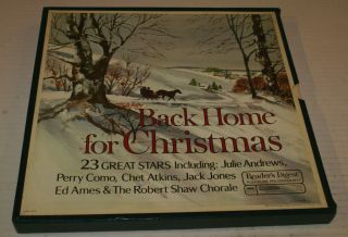 Back Home For Christmas 5 Record Box Set 1972 Rca Reader Digest Vintage Vg,  /nm
