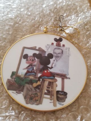 Mickey Mouse Walt Disney Self Portrait Ornament.