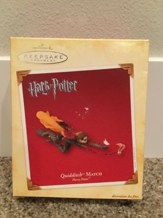 2005 Hallmark Keepsake Quidditch Match Harry Potter Ornament