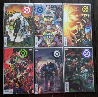 House Of X 1 - 6 Powers Of X 1 - 6 Marvel X - Men Complete Set 1st Printings F - Nm