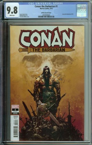 Conan The Barbarian 1 Cgc 9.  8 Zaffino Variant Cover