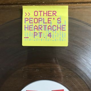 Bastille,  Other People ' s Heartache PT.  4,  NEW/ CLEAR VINYL 12 