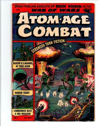 Atom Age Combat 1 - St Johns - 1952 - Good/very Good