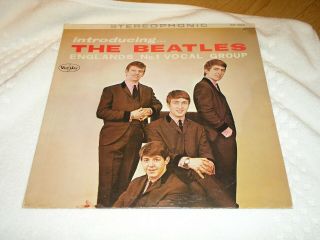 Beatles - Introducing The Beatles Lp Vee Jay Stereophonic Sr1062