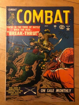 Combat 2 Atlas Fine,  Russ Heath Cover