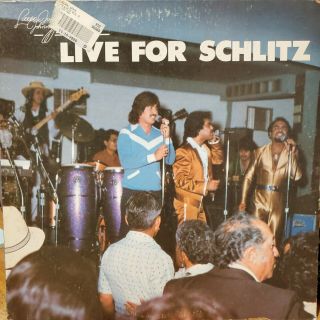 " Tejano Tex Mex  Little Joe Johnny Y La Familia  Live From Schlitz  Rare Lp "