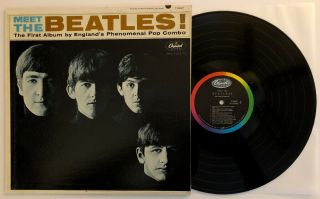 Meet The Beatles - 1964 Us Mono Capitol Records Hi - Fi Great Shape