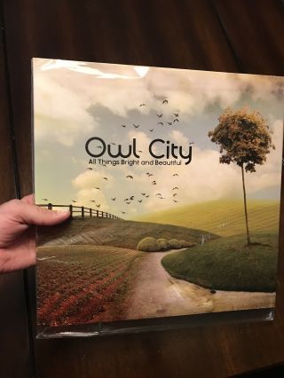 All Things Bright And By Owl City (vinyl,  Jun - 2011,  Universal.